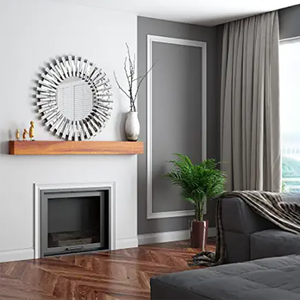 <span class=keywords><strong>Espejo</strong></span> de Pared Decorativo con Forma de <span class=keywords><strong>Sol</strong></span>, <span class=keywords><strong>Espejo</strong></span> de Pared Redondo Plateado 3D Moderno y Lujoso para Sala de Estar - Product Image 2