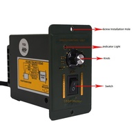 Contrôleur de vitesse de moteur AC US-52 6W 15W 25W 40W 60W 90W 120W 200W 250W 220V Monophasé Régulateur de vitesse progressif pour moteur à engrenages