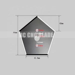 Cuchilla Triangular Pentagonal de Carburo de Tungsteno para Bolsas Tejidas, Cortadora Laminada, Cuchilla para Máquina de Bolsillos, para Cortar Caucho - Product Image 4