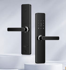 Serrures de porte intelligentes avec <span class=keywords><strong>code</strong></span> de verrouillage automatique par mot de passe, carte IC, avec sonnette intégrée pour appartement, hôtel et famille - Product Image 5