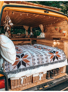 Alas Piknik Bohemian Ekstra Besar Tahan Air untuk Berkemah di Luar Ruangan - Product Image 5