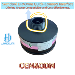 Filtre combiné OEM & ODM d'usine B2 contre les vapeurs et <span class=keywords><strong>gaz</strong></span>, le chlore, les <span class=keywords><strong>gaz</strong></span> inorganiques, les fumé<span class=keywords><strong>es</strong></span> toxiques, les brumes toxiques - Product Image 2