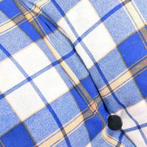 Poltrona Contemporanea in Pelle Blu e Bianca con 3 Posizioni, Comodo Arredo per Soggiorno in Materiale Metallico - Product Image 3