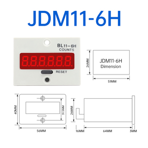 JDM11-5H/6H kỹ thuật số truy cập điện tử công nghiệp truy cập 24VDC 36VDC 100-240VAC <span class=keywords><strong>5</strong></span> kỹ thuật số 6 kỹ thuật số công nghiệp truy cập - Product Image 6