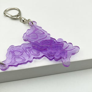 Promociones alta visibilidad respetuoso con el medio ambiente PVC Reflex seguridad llaveros reflectantes etiqueta Metal para mochilas escolares/llave/Collar/Decoración - Product Image 6