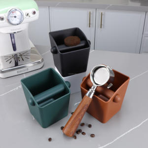 Caja de Residuos de Café en Oferta, Accesorios para Baristas, Cubo para Residuos de Té, Caja de Café de Gran Capacidad para una Fácil Limpieza de Espresso - Product Image 2