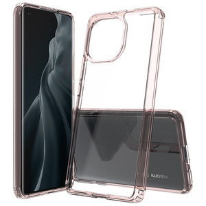 Custom per <span class=keywords><strong>Xiaomi</strong></span> Mi 11 Lite Pro Ultra <span class=keywords><strong>5G</strong></span> copertura del telefono custodia rigida trasparente TPU + PC copertura completa antiurto Anti-caduta semplice stile personalizzato - Product Image 1