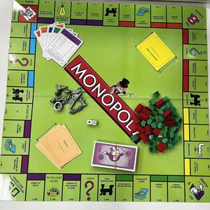 Ensemble de jeux de société monopoli, personnalisé, en plastique, petite maison et miniatures, pour adultes - Product Image 5