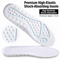 Semelles de soutien de la voûte plantaire pour chaussures de sport, en PU, super douces, confortables, écologiques, durables, pour la course à pied, absorption des chocs, unisexe