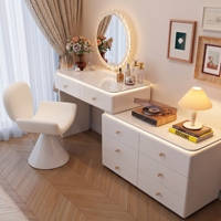 Table de toilette multifonctionnelle pour chambre à coucher avec commode, coiffeuse blanche, meubles sur mesure