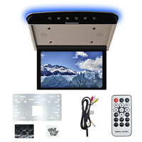 Moniteur à rabat pour montage sur toit de voiture IPS LCD de 13.3/14/15 pouces de large 1920*1080 Lecteur MP5 stéréo Connexion USB 12V OEM Overhead 1 an