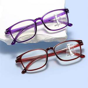 Gafas de Lectura Progresivas Multifocales Cuadradas con Filtro de Luz Azul Antideslumbrante para Computadora, Moda 2025, para Mujer - Product Image 3