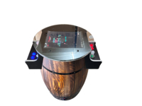 Machine de jeu d'arcade à cocktail à 2 joueurs Jeux vidéo de course de voitures avec paiement par pièces Kit de boutons de manette pour usage domestique