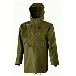 Ensemble imperméable et respirant coupe-vent en PVC/Polyester, veste + pantalon à bretelles, pour pêcheur, unisexe, adultes - Product Image 5
