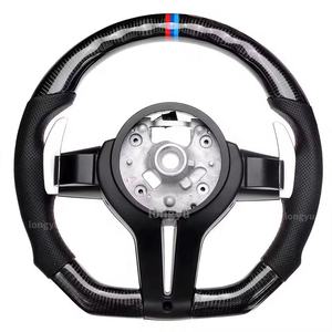 Volante de fibra de carbono al por mayor para <span class=keywords><strong>BMW</strong></span> <span class=keywords><strong>Serie</strong></span> <span class=keywords><strong>1</strong></span> E88 128i 135i 135is 120d <span class=keywords><strong>118d</strong></span> 123d Convertible - Product Image 5