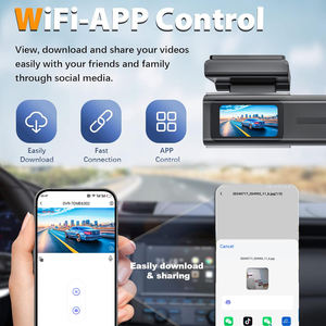 Carlover WiFi 4K voor-en achterzijde <span class=keywords><strong>2</strong></span>-kanaals dashcam met IPS-display Waterdichte ROHS-gecertificeerde auto DVR en zwarte doos - Product Image 3