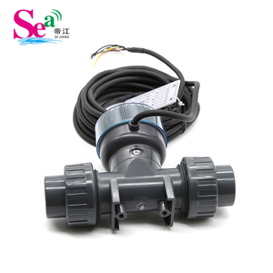 DIJIANG LCD Turbine Flowmeter 4-20mA Modbus Output PVC Water Flow Meter 100-3000L Flow Diesel Counter <b>Paddle</b> Wheel Flow Meter - Product Image 5