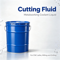 Fluide de coupe entièrement synthétique hydrosoluble pour l'usinage CNC de l'aluminium et de l'acier, huile de refroidissement
