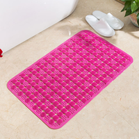 Tapis de bain antidérapant en PVC moderne et écologique, motif géométrique, 80x50cm, idéal pour baignoire, disponible en plusieurs couleurs – Meilleures ventes