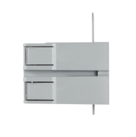 Boîte de jonction électrique en PVC à un seul compartiment homologuée ETL avec support, nouvelle boîte de sortie, boîte de commutation, support de boîte, boîte pratique de 20 Cu