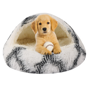 Cama Redonda Moderna para Mascotas, con Cubierta Extraíble de Felpa Suave, Antideslizante, Lavable y Transpirable, para Gatos, Perros y Mascotas Pequeñas y Medianas - Product Image 6