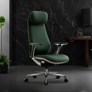 เก้าอี้หนังสำหรับผู้บริหารพร้อมพนักพิงศีรษะเก้าอี้ผู้บริหารทำงานมีพนักพิงศีรษะด้านหลังแบบปรับแต่งได้คลังสินค้าสหรัฐอเมริกา - Product Image 4