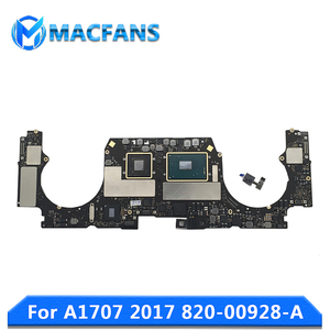 Carte mère pour <span class=keywords><strong>MacBook</strong></span> <span class=keywords><strong>Pro</strong></span> <span class=keywords><strong>15</strong></span> "A1707, Logic Board <span class=keywords><strong>I7</strong></span> 2.6G/2.8G 16G 256G 2017 820-00928-A avec bouton d'alimentation - Product Image 2