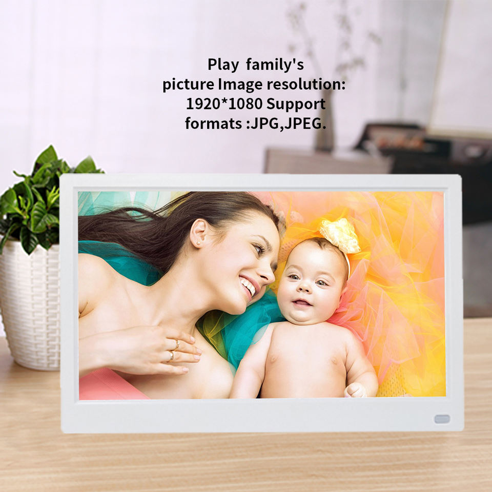 High Resolution 1920X1080 IPS Screen Video Player Clock MP3 AVI Digital ...