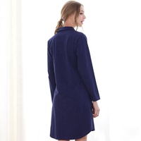 Uniforme long confortable pour femmes, chemises de salon
