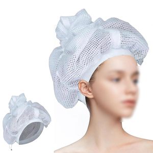 Bonnet en filet pour séchage et bouclage des cheveux, blanc, noir, rose, usage domestique, femme, 120D, 30-49g - Product Image 4