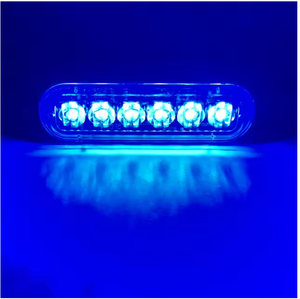 6LED khẩn cấp xe đèn tín hiệu 4 inch lưới tản nhiệt đèn cho xe ô tô và xe tải 12V 24V cảnh báo đèn xe ánh sáng phụ kiện sử dụng - Product Image 2