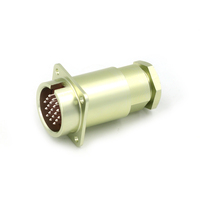 Conectores Rusos Serie PC-B, Conector Macho de 19 Pines con Brida y Carcasa Trasera