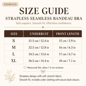 Reggiseni Donna <span class=keywords><strong>Senza</strong></span> <span class=keywords><strong>Spalline</strong></span> Invisibili Anti-Shock con Chiusura Frontale in Nylon <span class=keywords><strong>Senza</strong></span> Cuciture <span class=keywords><strong>Senza</strong></span> <span class=keywords><strong>Ferretto</strong></span> - Essenziali per Ogni Giorno - Product Image 4