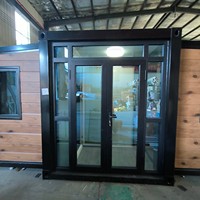 Maison conteneur en acier préfabriquée de luxe moderne, extensible et pliable, de 20, 30 ou 40 pieds, avec salle de bain et cuisine, pour villa