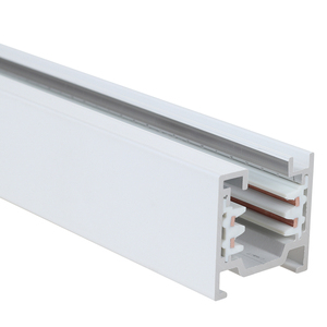 Producción de fábrica Foco LED moderno Iluminación Riel de pista de superficie 1m para 4 cables 3 circuitos Foco <span class=keywords><strong>Proyecto</strong></span> de iluminación de pista. - Product Image 1
