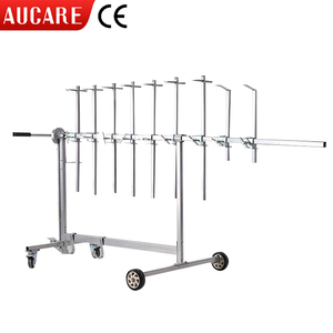 Nouveau support de peinture pour pare-chocs avec hauteur réglable par bouton et structure rotative en acier pour atelier de tôlerie - Product Image 2