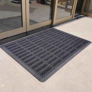 Tappeti Modulari Moderni Ecologici a Incastro da 11mm, <span class=keywords><strong>Tappeto</strong></span> con Motivo a Pneumatici, Facile da Pulire, Rimuove la Polvere, Lavabile, <span class=keywords><strong>per</strong></span> Hotel e Ingressi <span class=keywords><strong>di</strong></span> <span class=keywords><strong>Casa</strong></span> - Product Image 1