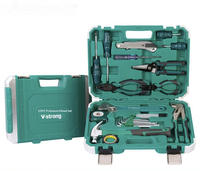 Ensemble d'outils de réparation professionnels pour la maison et l'industrie, tournevis électriques, clés, acier au chrome-vanadium, coffret rigide