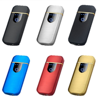 Nouveau briquet électronique portable rechargeable avec écran tactile, design moderne, chargement USB, idéal pour les cadeaux d'affaires