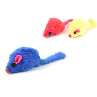 Juguete de Peluche de Ratón de Dibujos Animados de 5 cm para Gatos