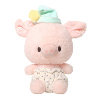 Jouet en peluche pyjama cochon amusant, rembourrage en coton PP polyester, 31-50 cm, poupée compagnon à câliner, cadeau d'anniversaire unisexe