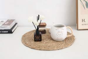 Vendita diretta dalla fabbrica di piatti per caricabatterie tonde Boho in tessuto per matrimonio in Rattan resistente al calore - Product Image 2