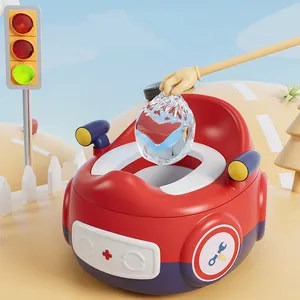 Toilette per bambini tre In uno multifunzionale Designer Toy Car vasino Training Baby Toilet per la minzione