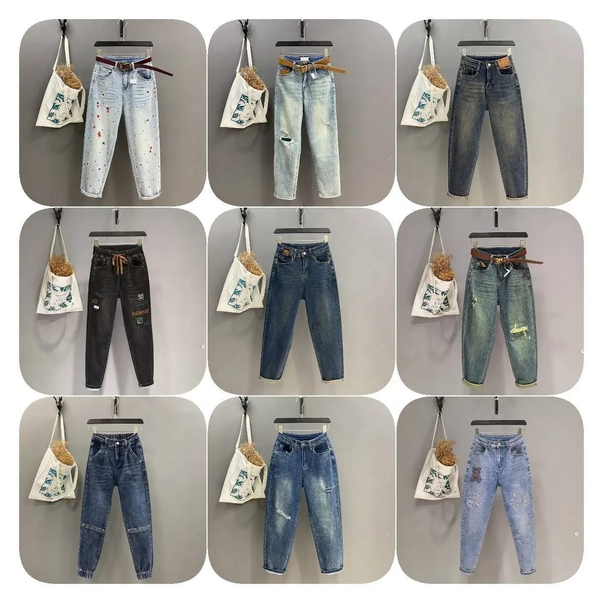 Jeans di alta qualità moda donna design urbano elasticizzato strappati jeans taglie forti per le donne