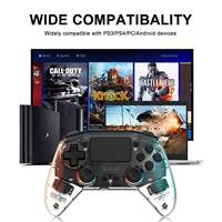 Yp01-mando inalámbrico transparente para Ps3, Ps4, Pc y dispositivo Android