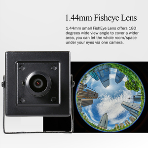 Revodata 5MP Mini PoE IP Camera 1.44mm Ống Kính Mắt Cá 180 độ xem thiên thần trong nhà Camera An Ninh - Product Image 3
