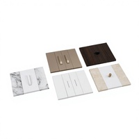 Interruptor de Pared KLASS con Acabado en Madera de Nogal, Tipo Schuko, Bronce, Modular, de 1, 2, 3 y 4 Botones, para Hotel o Villa