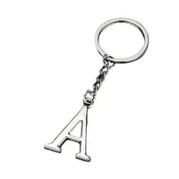 Classic Quality Metal Keychains, 26 English Capital Letters