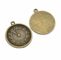 Pendentif montre et horloge vintage Haoxuan avec chaînes