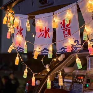 8 chế độ ánh sáng thanh giáng sinh nhật Tiệc cưới phòng ngủ ký túc xá trang trí Câu lạc bộ 9.8 ft/20 LED bia chai chuỗi đèn - Product Image 3